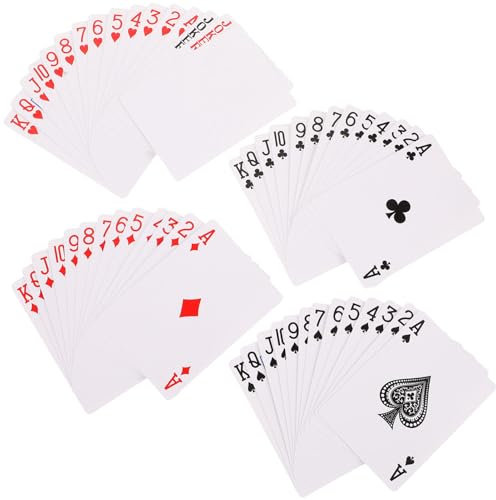 Vaguelly Spielkarten Blanko Blanko-Spielkarten Sublimations-pokerkarten Weiße Karteikarte Karteikarten Zum Beschriften Bedruckbar Zum Lernen Lernen Karten DIY- Kartenspielkarten 3 54 5 cm. 55