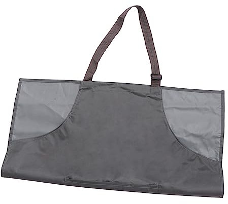 Amosfun Schmutzabweisende Friseur-pflegeschürze Shop-schürze Putzkittel Herren Arbeitsschürze Salonschürze Aus Baumwolle Wasserdichte Lätzchen Haarschneideschürze Black Polyester Baumwolle