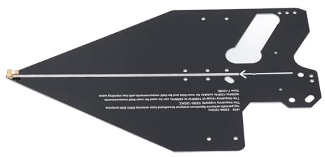 Log Periodic Antenna, High Gain, Wideband 0.1‑12GHz Directional Antenna for Signal Measurement, Best for Communicating, Radio Reconnaissance