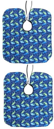 FRCOLOR 2 Stk haarschneide schal Bedrucken von Haarschneidetüchern Kinderschürzen schürze für kinder Schürzen für Kinder kleine Hai-Schürze Haarschneidetuch Haarschneidekleid