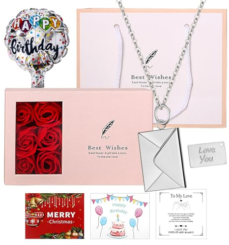 Cupimatch Collana con busta fotografica personalizzata con ciondolo a libro personalizzabile in acciaio inossidabile, gioielli con medaglione inciso con messaggio regalo segreto per coppie e famiglie