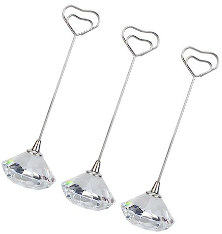 SHOWERORO Memo-clip-ständerhalter Aus Eisendraht in Herzform Für Memokarten Büroklammern Platzhalter Elegantes Für Zuhause Büro Party
