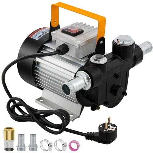 Pompe a Gasoil 220 V, Pompe Gasoil Electrique 550 W Automatique carburant 20-60L/min