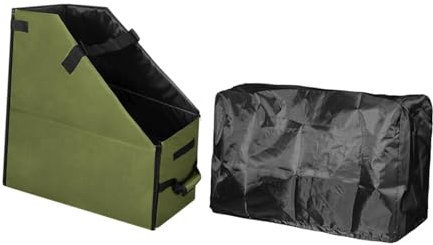 Oshhni Coffre de Rangement Pliable pour vélo avec Sangle et poignée Facile à Transporter Gain de Place Conteneur de Rangement Pliable pour vélo pour Sports, Vert