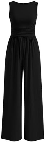 Coloody Monopezzo Donna Elegante Tutina Pantalone Lungo Senza Maniche Tuta Pantaloni Estiva Jumpsuit Casual Overall Con Tasca