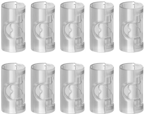 Cylindrical Bed Sheet Clips, 10 Pack No-Needle Non-Slip Grippers | 10 cylindrical no-needle sheet fasteners that grip fitted sheets to mattress edges without slipping or damaging fabric.