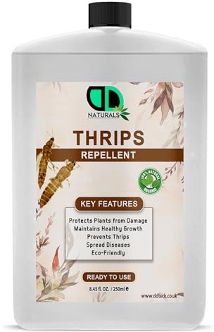 DD Teck 100% Natural Thrips & Bug Killer – Insecticidal Soap for Houseplants | Eco-Friendly Plant Protection | Fast-Acting, Pet-Safe & Non-Toxic Solution for Thrips Infestation (250ml Postal)