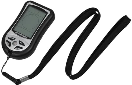 Toddmomy Barometro Digitale Portatile Per Escursione Esterna Misuratore Meteorologico Elettronico Sensore Di Pressione e Temperatura Per Campeggio e Pesca