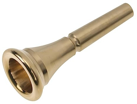 LIOOBO Französisches Horn Mundstück aus Kupferlegierung Kompaktes Waldhorn Ersatzteil mit Glatter Oberfläche Profi Instrumentenzubehör für Schüler und Fortgeschrittene