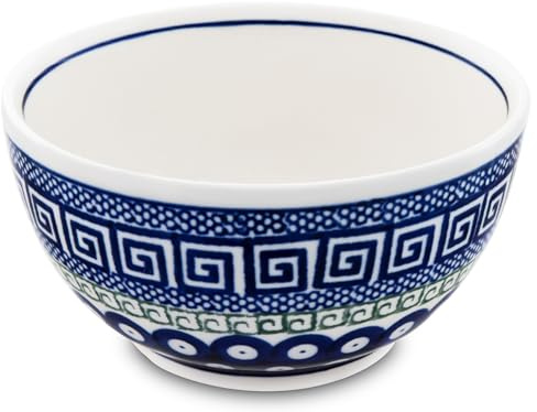 Bunzlauer keramik 500ml Schüssel Schale Ø14 cm Höhe 7,1 cm Dessertschale Müslischale Kompttschale (Dekor 923)