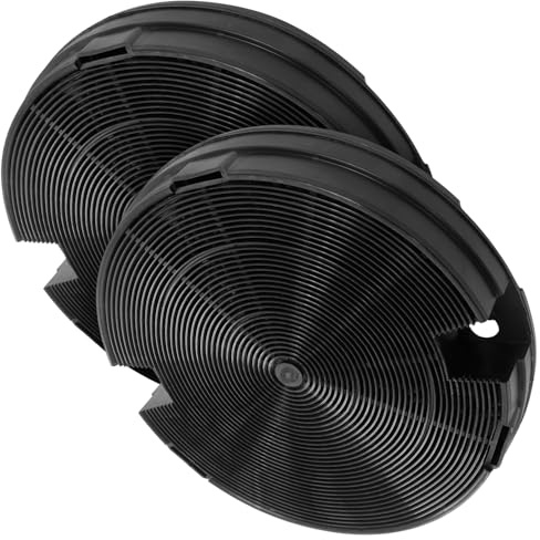 Type 29 Carbon Charcoal Cooker Hood Filters (2 Pack) Compatible for Electrolux Cooker Hood Hotpoint Indesit 195 mm x 35 mm HE92SX HTN41 H563 H573 195mm Vent Filter C00090942