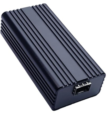 CRFFZ Tarjeta de red externa de 10 G USB a 10 GbE RJ45 puerto 10 G, tarjeta de red portátil, transferencia de datos, Dongle Ethernet para computadora portátil