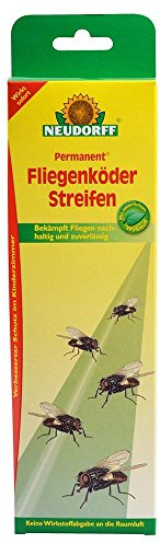 Neudorff Schädlingsabwehr Permanent Fliegenköderstreifen, 12 Stück