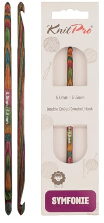 KnitPro Symfonie Doppelseitige Häkelnadeln | 5mm - 5,5mm
