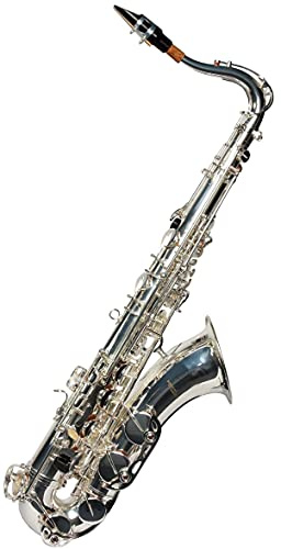 Original Symphonie Westerwald Design Tenorsaxophon Tenor Saxophon, echt versilbert, inkl. Luxus-Hartschalenkoffer und Zubehör, Neu