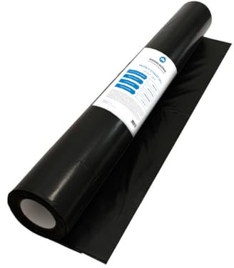 Handelskönig Baufolie schwarz 100 my 4 x 25 m = 100 m² baufolie folie schutzfolie Abdeckfolie Plane Abdeckplane