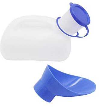 MUHWA Unisex Urinflasche 1000ml tragbar mit Messskala