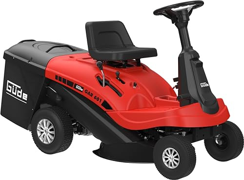 Güde 95451 Aufsitzrasenmäher GAR 601 (4-Takt Power Engine, 150 L Fangsack, 5-fache zentrale Schnitthöhenverstellung)