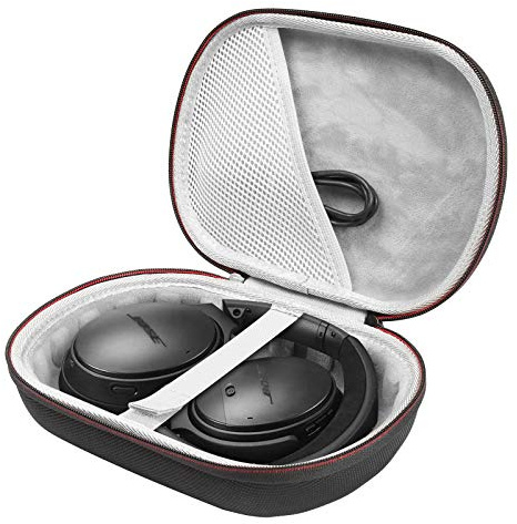 AONKE Kopfhörer Tasche Kompatibel mit Bose QuietComfort 45 II, QC 35 II Gaming Headset, QC 25 Schutztasche, Hard Tragetasche mit Zubehöraufbewahrung