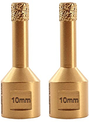 SHDIATOOL Punte per carotaggio diamantate 10MMx2, Tazza per piastrelle Filettatura M14, Fresa per gres porcellanato marmo ceramica granito mattoni