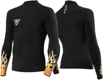 High Fire Boys 1MM LS Wetsuit Jacket Black 14