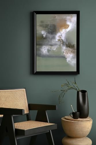 A.S. Création Carta da parati in tessuto non tessuto verde scuro, di alta qualità, tinta unita, 390984 su 10,05 m x 0,53 m, per diversi ambienti, made in Germany