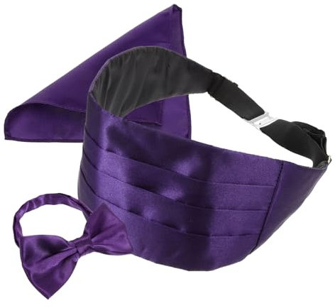 Yardenfun Elegante Fliege Einstecktuch Herren Kummerbund Taschentuch Set Gold Fliege Zubehör