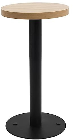 ShGaxin Mesa de bistró MDF marrón Claro 40 cm, Mesa Alta Bar, Mesa Cocina Alta, Mesa Auxiliar, Mesa De Bar
