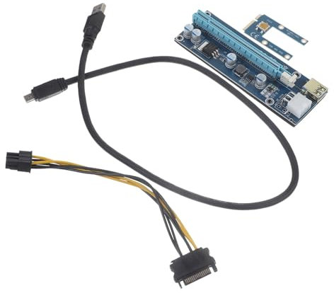 HOMOCONO External Gpu Adapter for Laptop Pci Pci Riser Card Usb Cable Enhance Gaming Multimedia Experience for High-performance Graphics Processing and Mining