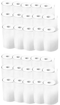 Carta Termica Ricarica for stampante fotografica istantanea Carta termica for stampante fotografica Carta for la maggior parte dei bambini Fotocamera istantanea (57 * 25 mm) Bianco Non adesivo Carta T