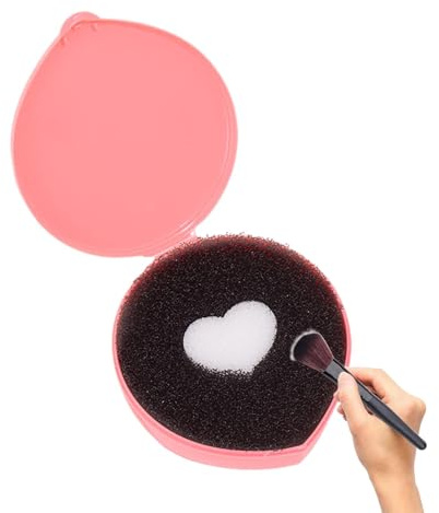 Spugna per la pulizia dei pennelli da trucco, spugna per rimuovere il colore a secco, per pennelli da trucco, leggera per la rimozione del colore, per lavoro e casa