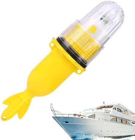 Bâton lumineux Marina, lumière d'avertissement de sécurité, bâton lumineux de remplacement comme appât pour bateau de kayak d'eau salée