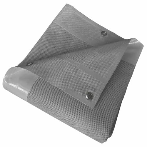 Lona Pérgola Microperforada Gris 3,5x4 m - Garantía de 5 años TECPLAST - MP460PR - Lona para Pérgola Permeable