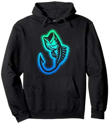 Angeln Fischer Kinder Jungen Herren Angler Pullover Hoodie