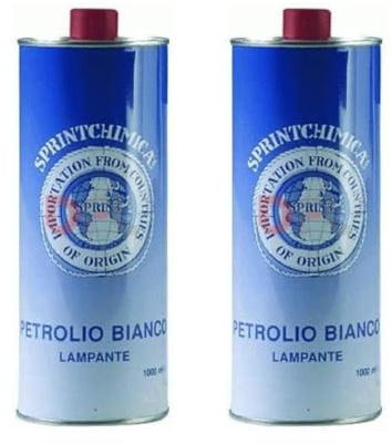 PETROLIO BIANCO LAMPANTE LT.1 PULIZIA CATENE SGRASSANTE COMBUSTIBILE 2 pezzi