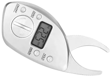 POPETPOP Pince à Graisse Corporelle Numérique Lcd Argenté Outil De Mesure Précision Pli Cutané Portable Fitness Santé Corps
