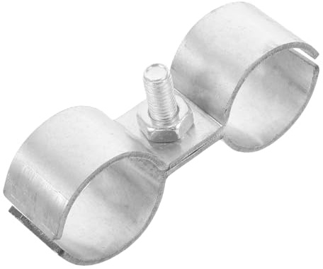 LIFKICH Collier de Serrage Double Galvanisé 32Mm Clips Rapides pour Fixation de Tuyaux sur Bateaux et Accessoires Nautiques