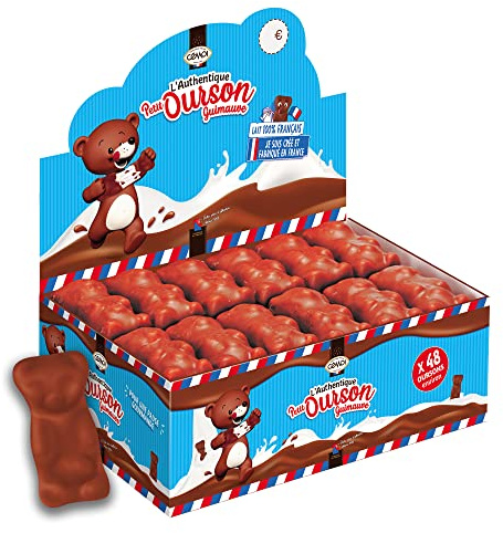 Cémoi Guimauves enrobées (30 pourcent de chocolat au lait, 48 Pièces (Lot de 1))