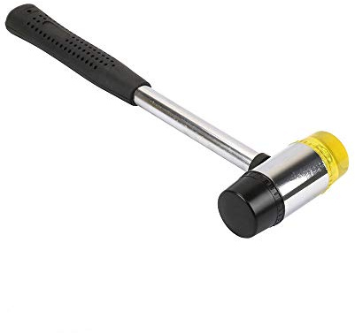 Gummihammer, 30 mm, 35 mm, 40 mm, weicher Nylon-Gummihammer, doppelseitig, austauschbar mit rutschfestem Gummigriff für Schmuck, DIY-Handwerkswerkzeuge (35 mm)