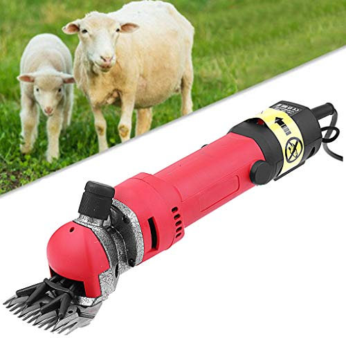 ZZQ-Le rasage 350W Électrique Professionnelle Cisaillement Animal Tondeuse À Moutons Machine Électrique Machine Cheveux De Tondeuse Cisaille À Mouton 6 Vitesse Réglable Aanimal Toilettage