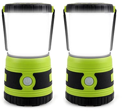 Linterna Led para acampadas superluminosa de 1500 lúmenes con 4 modos de iluminación, linterna regulable, lámpara de emergencia con pilas para iluminación de tienda de campaña o cortes de corriente