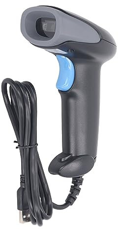 USB-Barcode-Scanner, kabelgebundene Handheld 1D 2D QR Barcode-Scanner, automatische Barcode-Leser für POS-System Sensing, Store, Supermarkt, Unterstützung für Windows für Linux