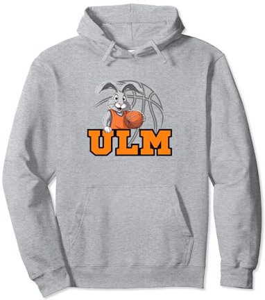 Ulm Basketball Fan Support Schwaben Stadion orange weiss Pullover Hoodie