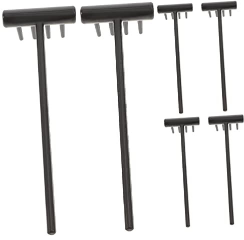 CIMAXIC Table Mini Rakes Set Diy Zen Garden Miniature Rake 6-piece Landscape Small Rake for