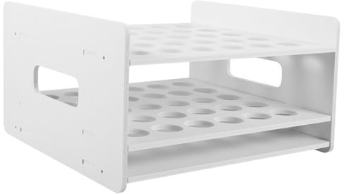 NUOBESTY Scherenständer Aus Holz Für Kindergarten Scherenhalter Organizer Mit Reagenzglasständer Kompakter Tischhalter Für Bastelscheren-aufbewahrung Im Klassenzimmer Hause