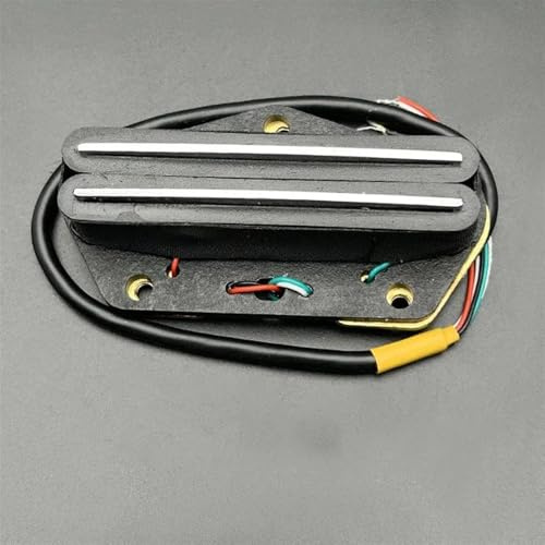 Alnico 2 TL Style Bridge Pickup Hot Rail Humbucker 4 Leiten Ausgang 9K Alnico 2 Coil Splitting Elektrische Gitarre Teile(Black)