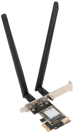 Tarjeta de Red PCIe MT7925 de 5400 Mbps, Tarjeta PCIe WiFi 7 2.4/5/6G Tri Band BT 5.3 Tarjeta Ethernet PCIe para 10 11 para Linux para Openwrt para Ubuntu, Soporte para