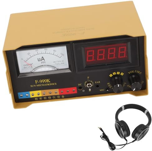 Equipo de detectores de fugas de agua subterránea, sensor de fugas de agua de tuberías subterráneas,sensor de fugas de tuberías ocultas con auriculares, 1-4 engranajes ajustables