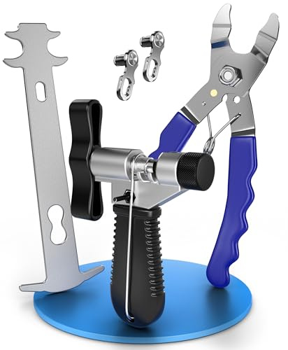 Büchel Juego de remaches de cadena para bicicletas: práctica herramienta de reparación para casetes y cadenas