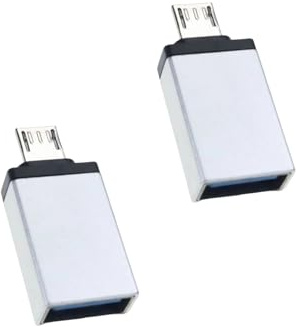 MHADBKH Lot de 2 adaptateurs USB C vers USB 3.0 mâle vers USB 3.0 femelle, convertisseur de synchronisation de données type C femelle vers A mâle